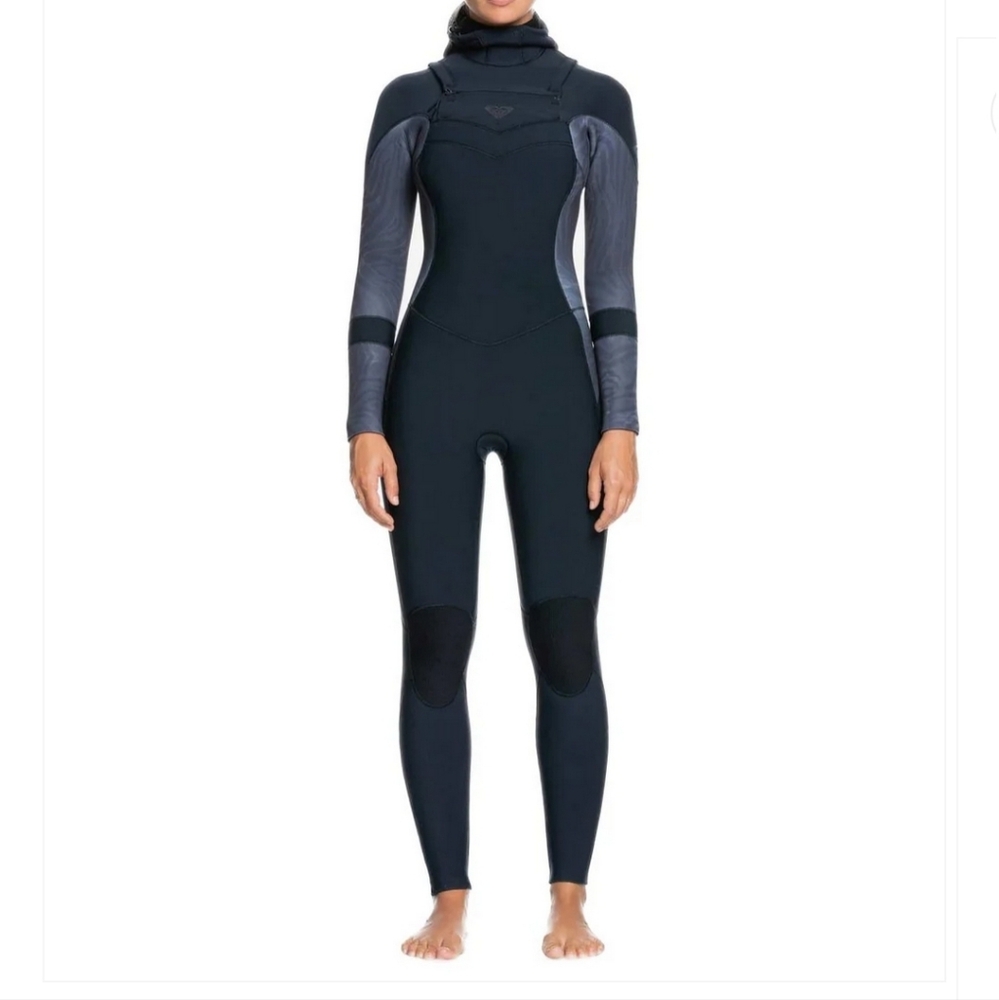 5/4/3mm Women's Roxy SYNCRO Hooded Fullsuit - Chest Zip